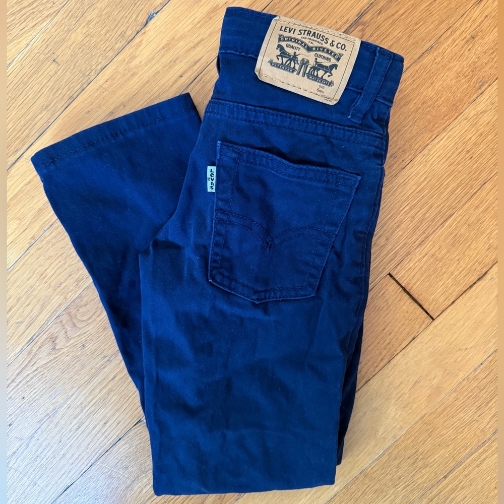 LEVI’S 511 Slim Pants Navy blue size 6